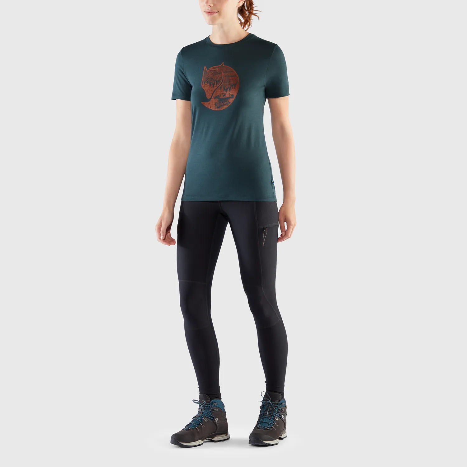 Abisko Wool Fox SS W - Slika 5